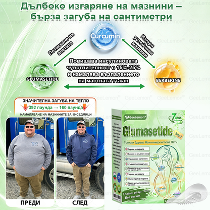 ✅Официален магазин 👩‍⚕️ 𝐆𝐞𝐞𝐥𝐞𝐦𝐨𝐧® 𝐆𝐥𝐮𝐦𝐚𝐬𝐞𝐭𝐢𝐝𝐞 𝟖 в 𝟏 – Нано микроиглен пластир за отслабване | Само 1× дневно ✅ Видими промени за 7 дни – при затлъстяване, сърдечно-съдово здраве, диабет и ставни проблеми