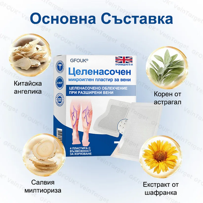 🎁GFOUK® Целенасочен микроиглен пластир за вени⚡Незабавно облекчение · Дълготрайни резултати